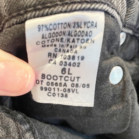 Harley-Davidson Vintage Black Bootcut Jeans - Picture 5 of 6